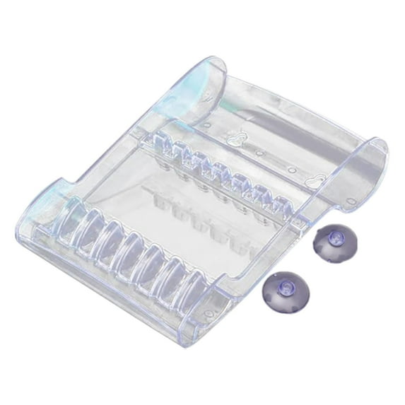 Serenable Salon Hair Scissors Holder Storage Box Stylist Tool Organizer Free Installation Lightweight 14x20.5cm for Barbers Slot Design Clear