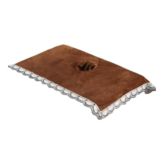 Serenable Salon Massage Table Towel Absorbent Towel with Hole Soft Message Bed Cloth Face Hole Massage for Beauty Salon SPA coffee