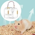 thumbnail image 1 of Serenable Small Animal Carrier Cage Breathable Transport Crate for Gerbils Mice Ferret yellow, 1 of 9