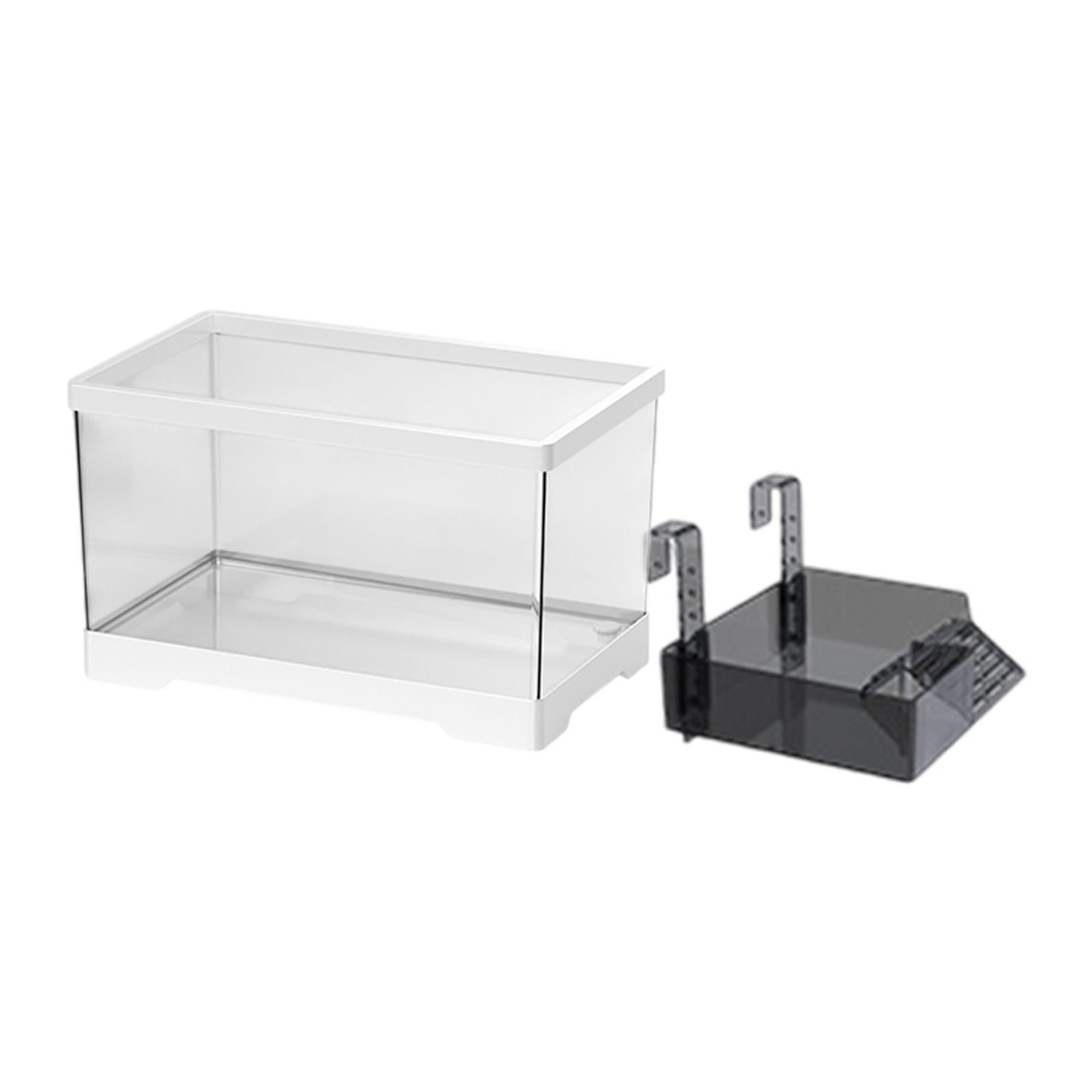 Serenable Turtle Tank Aquarium Hideout Hatching Area Feeding Box with ...