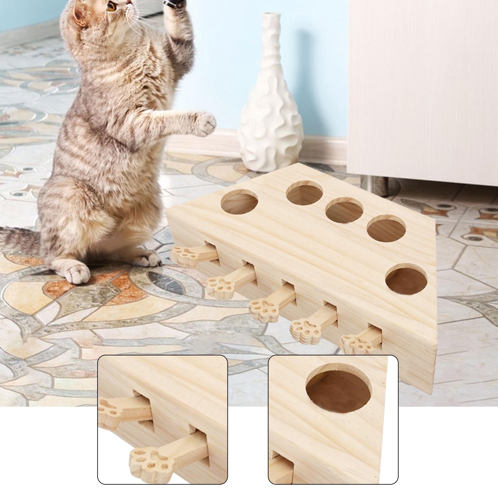 Serenable Whack A Mole Cat Toy Pet Gift Keeps Pet Entertained Fun Interactive Cat Toy