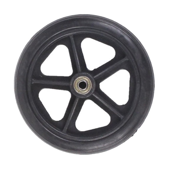 Serenable Wheelchair Front Wheel Replacement Accessories Replace Parts Rubber Material 6inch