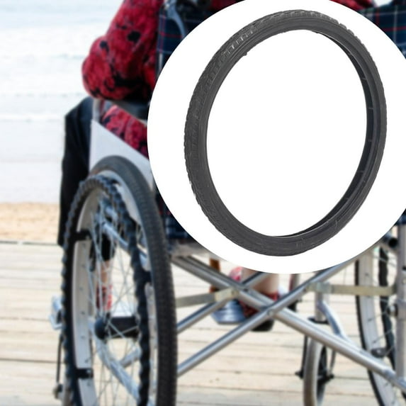 Serenable Wheelchair Rear Wheel Solid Tire Assembly Lightweight Wheelchair Accessories 16inch