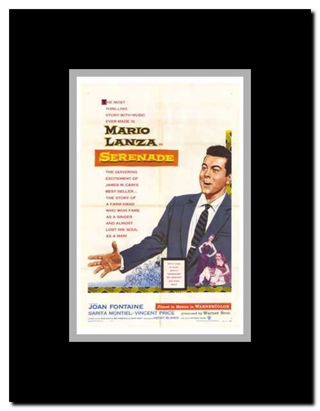 Serenade Framed Movie Poster
