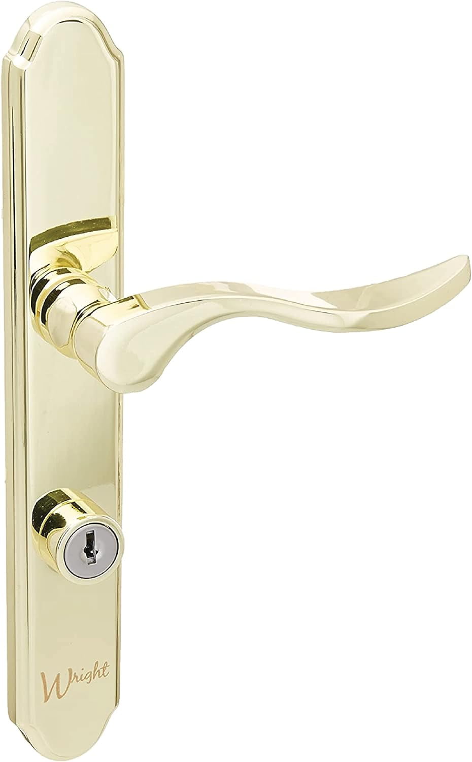 Serenade Mortise Keyed Lever Mount Latch with Deadbolt for Screen and