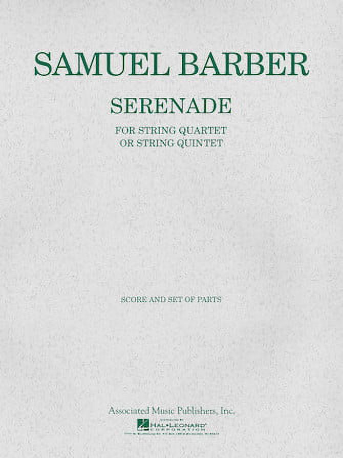 Serenade for Strings, Op. 1 (Samuel Barber) Full Score (Sheet Music