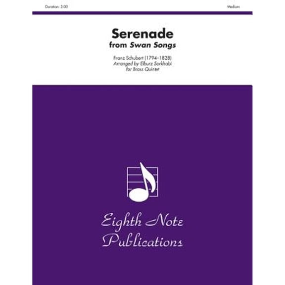 Pre-Owned Serenade (from Swan Songs): Score & Parts (Paperback 9781554733224) by Franz Schubert, Elburz Sorkhabi