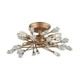 thumbnail image 1 of Elk Lighting-11111/4-Serendipity - Four Light Semi-Flush Mount  Matte Gold Finish with Clear Bubble, 1 of 2