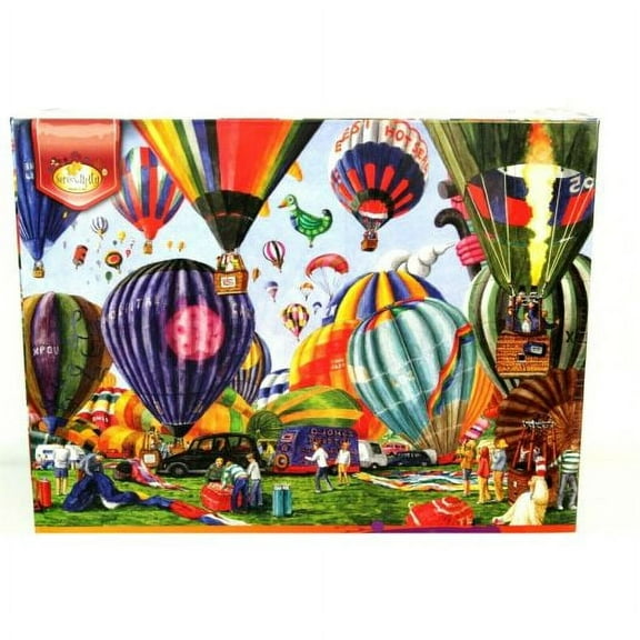 Serendipity Puzzle Company Full of Hot Air 1000 Piece Jigsaw Puzzle