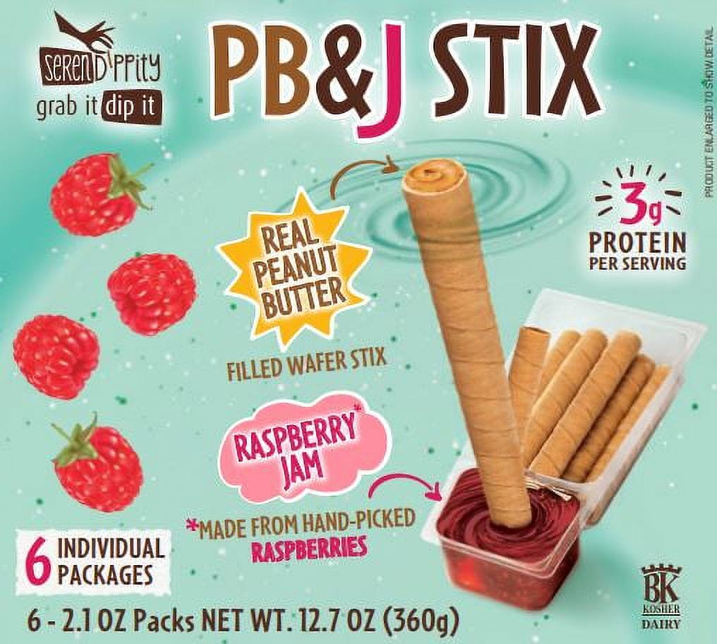 Greaves Raspberry Jam Walmart Serendippity - Peanut Butter Sticks with Raspberry Jam (6/2.1oz ...