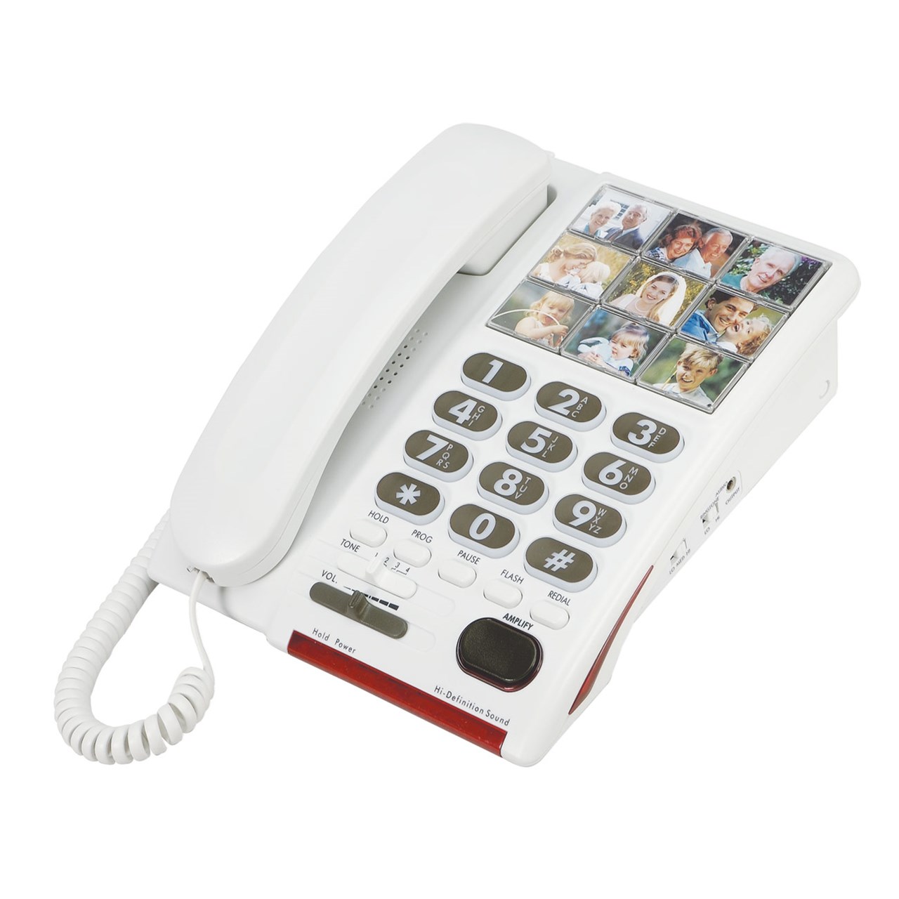 Serene 26dB Amplified Photo Dial Speakerphone for Hearing-Memory Loss - image 1 of 2