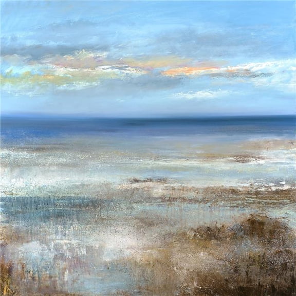 Serene Abstract Canvas Art, 16 x 16 in.