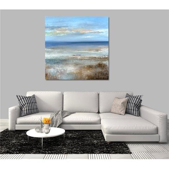 Serene Abstract Canvas Art, 20 x 20 in.