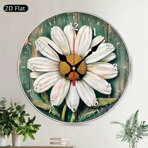 Serene Angel Round Wall Clock Silent Non-Ticking Spiritual Art Home Decor