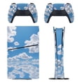 thumbnail image 1 of Serene Cloudy Sky Console Skin Bundle for PS5 Pro Slim Disc & Digital / PS4 – Full Wrap + Dual Controller Flair, 1 of 5