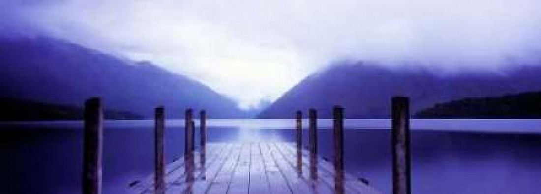 Serene Dock I Canvas Art - Bob Stefko (10 x 20)