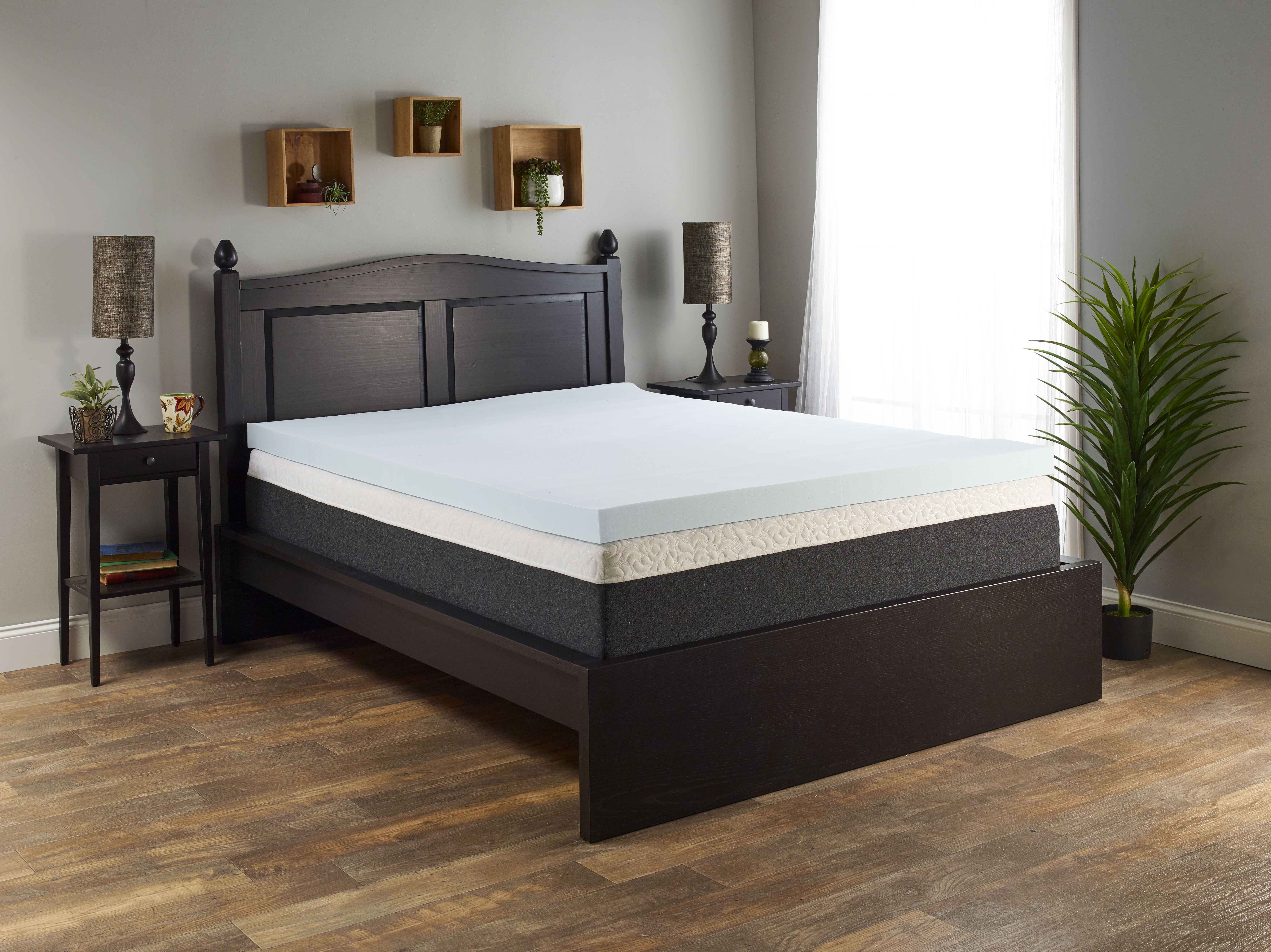 Serene Foam Mattress Topper, Queen, 3 inch, Comfort Tech