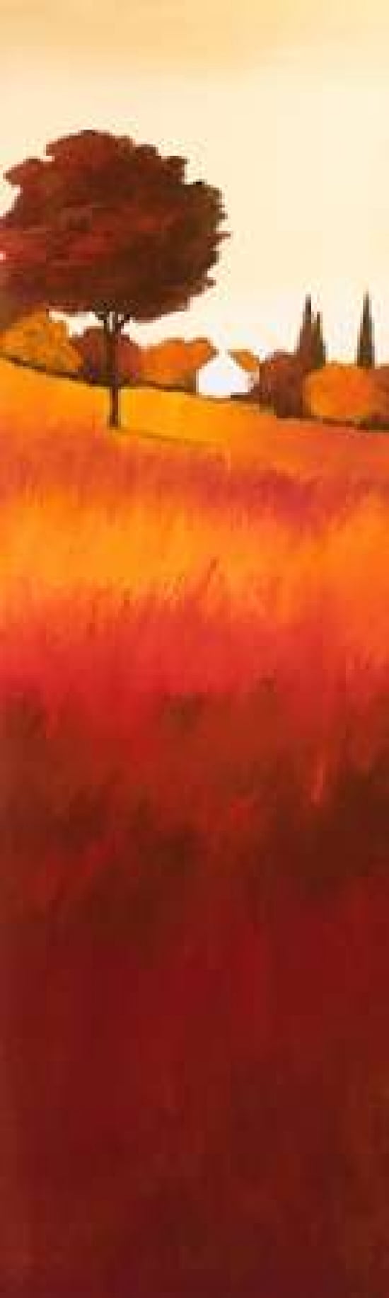 Serene I Canvas Art - Hans Paus (12 x 36)