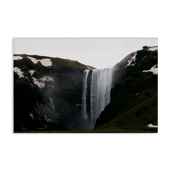 Stupell Industries Serene Icelandic Waterfall Canvas Wall Art, design by Jade Sharp Photo, 16 x 24