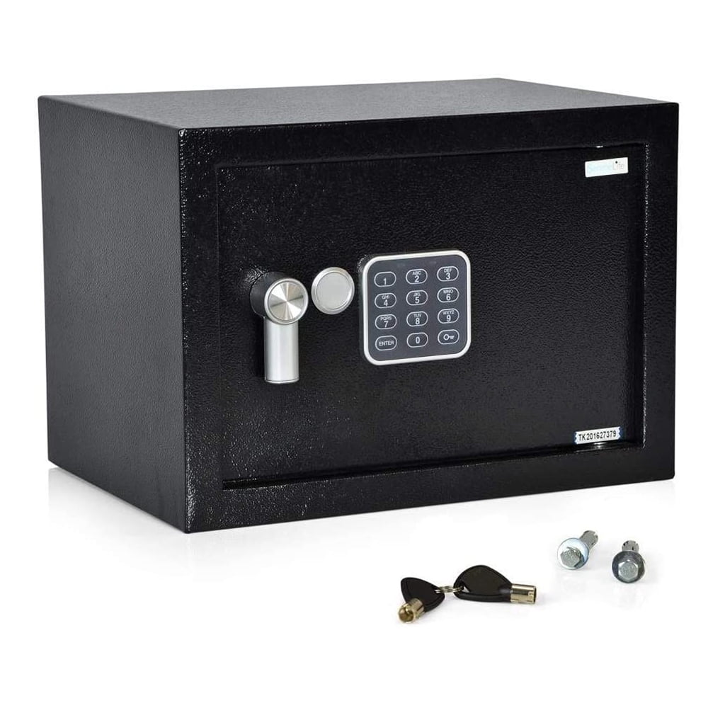 Serene Life Compact Electronic Safe with Mechanical Override, SLSFE12 