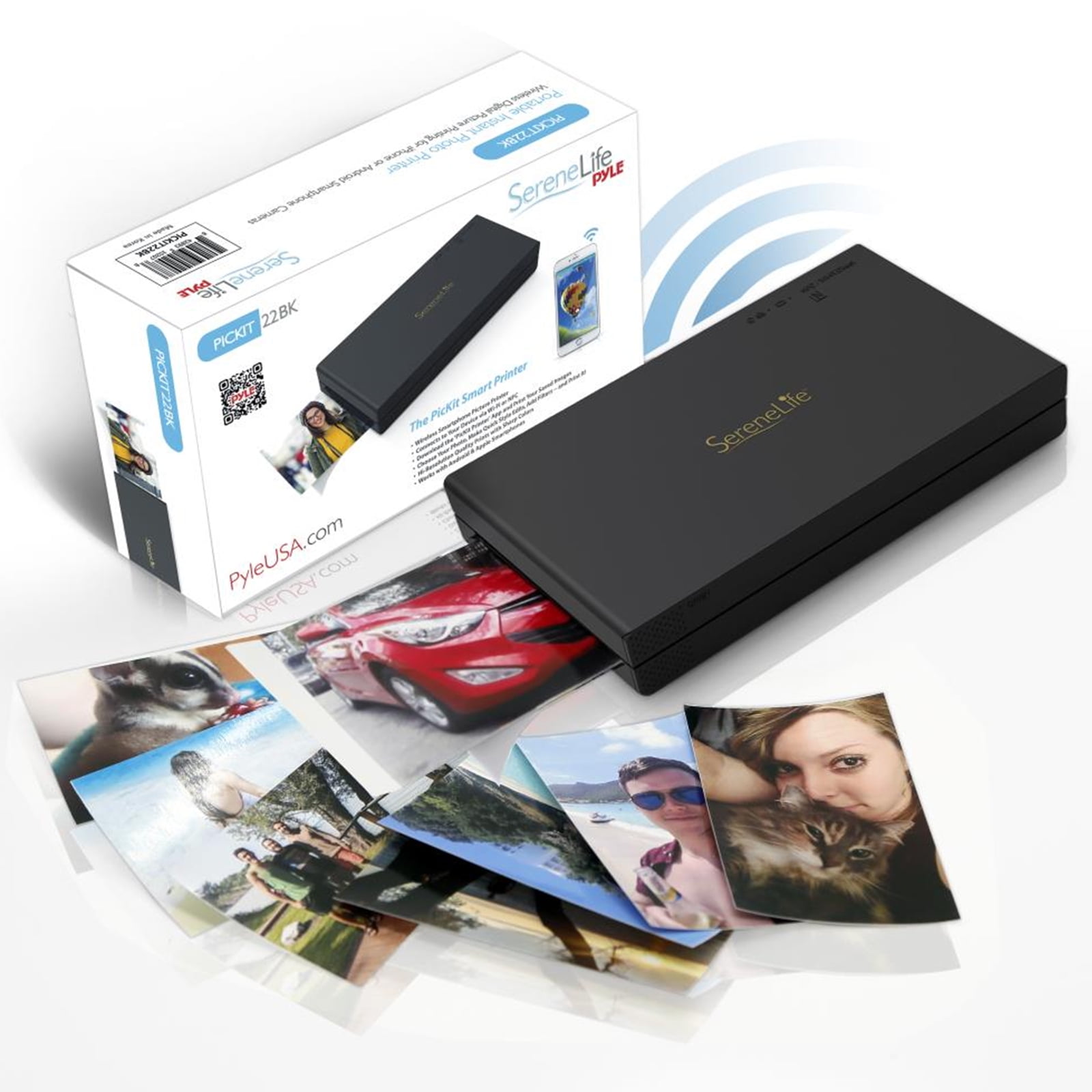 Serene Life Portable Instant Photo Printer Wireless Picture