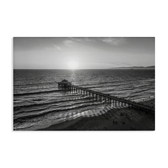 Stupell Industries Serene Morning Pier Canvas Wall Art, design by Jeff Poe Photography
