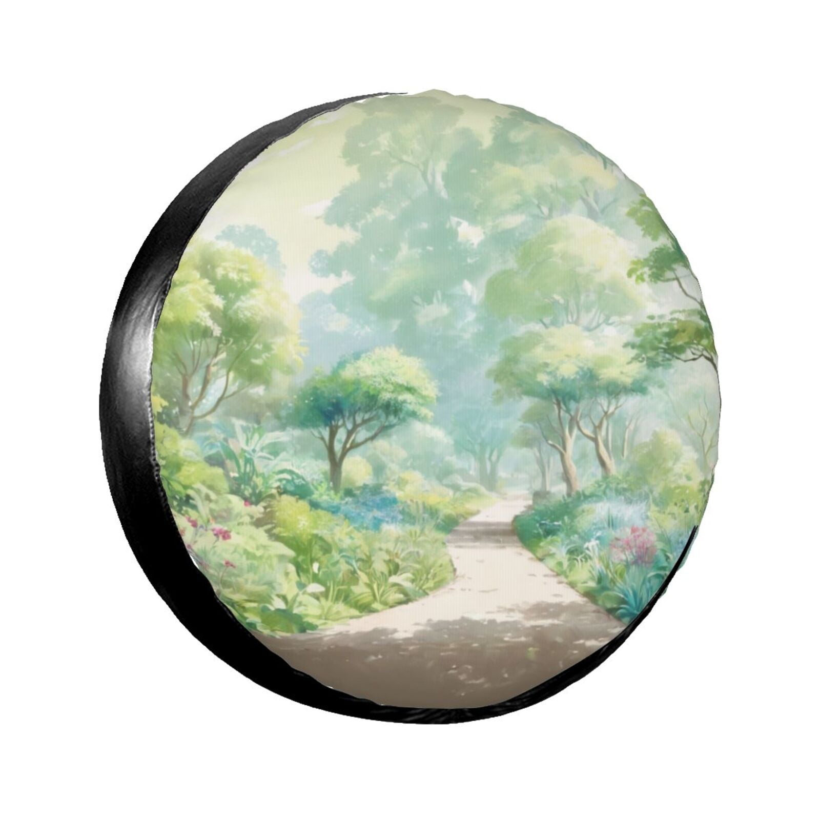 Serene Nature Reserve A Spare Tire Cover Wheel Protector Weather