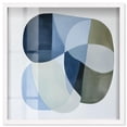 thumbnail image 1 of Serene Overlap II Shadowbox Print Modern Wall Decor by Art Remedy, White Frame, 24 x 24, 1 of 7