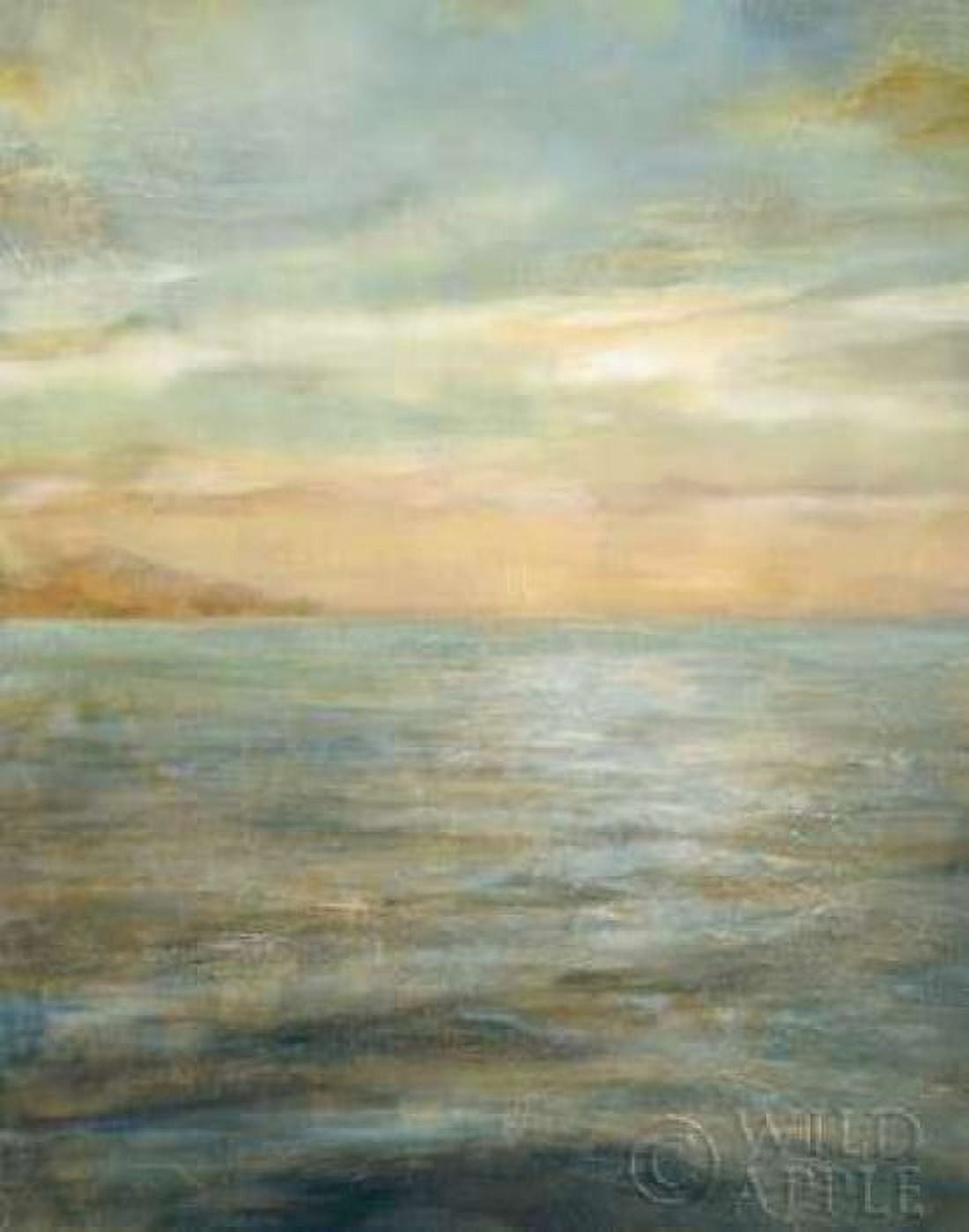 Serene Sea II Canvas Art - Danhui Nai (22 x 28)