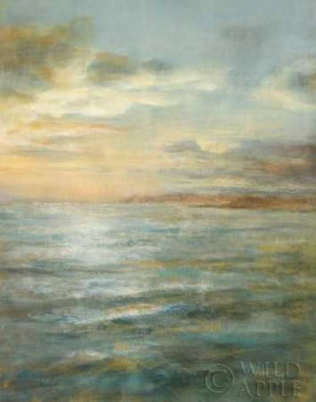Serene Sea III Canvas Art - Danhui Nai (22 x 28)