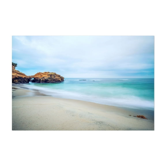 Serene Shores - Laguna Beach Morning - Laguna Beach California Photography Beach Ocean Coast Waves Landscape Nature Scenic Unframed Wall Art Print 40 x 60 inches
