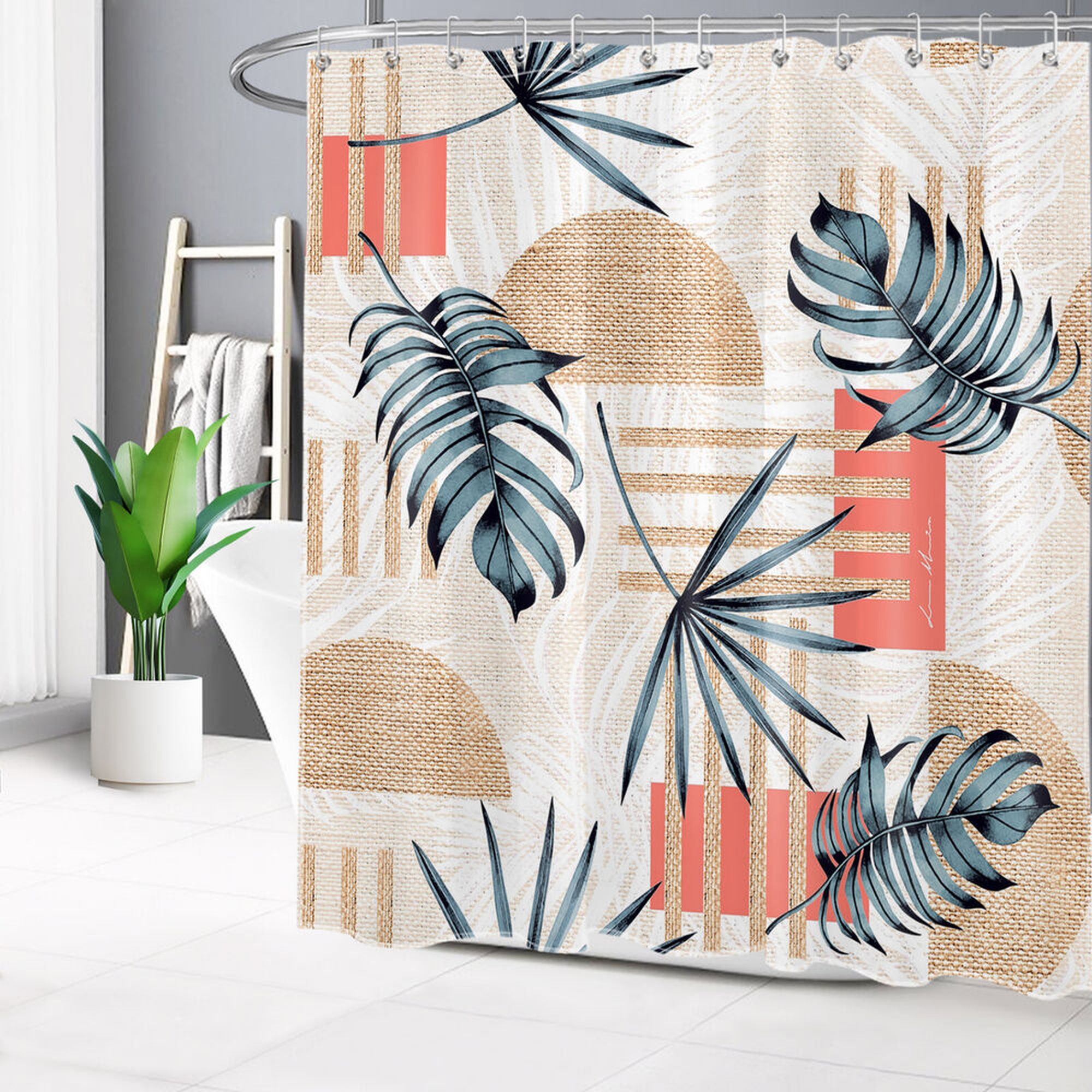 Serene Spa Transform Your Bathroom with the Zen Oasis Shower Curtain