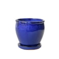 thumbnail image 1 of Serene Spaces Living 6" Sora Blue Ceramic Planter, 1 of 7