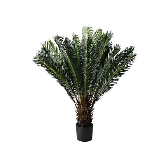 Serene Spaces Living Artificial Sago Palm Tree, 30" Diameter & 44" Tall