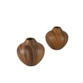 thumbnail image 1 of Serene Spaces Living Ceramic Wood-Look Gourd Vase, 5” D & 5" T, Set of 2, 1 of 7