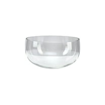 Serene Spaces Living Clear Round Glass Bowl for Flowers