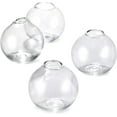 thumbnail image 1 of Serene Spaces Living Set of 48 Clear Ball Glass Bud Vase, Short Vases for Centerpieces for Home Decor, Events, Weddings, Measures 3" Tall & 2.75" Diameter, 1 of 6