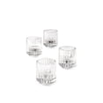 thumbnail image 1 of Serene Spaces Living Set of 4 Clear Ribbed Glass Tealight Holders, Perfect for Weddings and Home Décor, Measures 2.25" Tall and 2" Diameter, 1 of 7