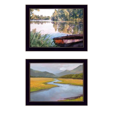 Serene Water by Bluebird Barn William Hawkins Print Wall Art Wood Multi-Color