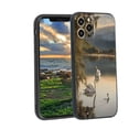 thumbnail image 1 of Serene-swan-lake-reflections-0 Phone Case, Designed for iPhone 12 Pro Case Soft Silicon for women girls boys wife gift,Shockproof Phone Cover, 1 of 1