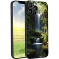 Serenewaterfalloasis2 phone case for iPhone 13 Pro Max for Women Men
