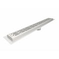 thumbnail image 1 of SereneDrains 304 Stainless Steel 48 Inch Brushed Nickel Linear Shower Drain Kit Broken Lane Linear Shower Drains for Tile Floor Long Hair Catcher Strainer Cover Bathroom, 1 of 10