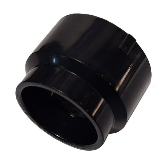 SereneDrains Plastic Reducer Coupling 1-1/2 Inch x 2 Inch ABS PVC DWV Pipe Fitting Adapter