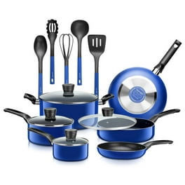 Beautiful 12pc Ceramic Non Stick Cookware Set White Icing by Drew Barrymore｜TikTok  Search