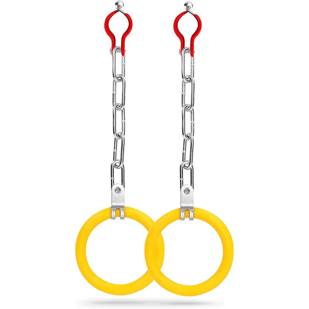 SereneLife 2 Clamping Hoops Gymnastic Bar Monkey Ring Outdoor