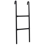 SereneLife 2 Step Weather Resistant Galvanized Steel Trampoline Climbing Trampoline Safety Ladder 13.0’’ x 4.7’’ x 39.8’’ -inches