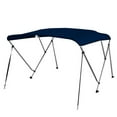 thumbnail image 1 of SereneLife 3 Bow Bimini Top Boat Cover  72"L x 54-60" W x 46" H, Aluminum Frame, Waterproof & UV-Resistant, Front Straps, Rear Arms & Free Storage Boot Navy Blue, 1 of 1