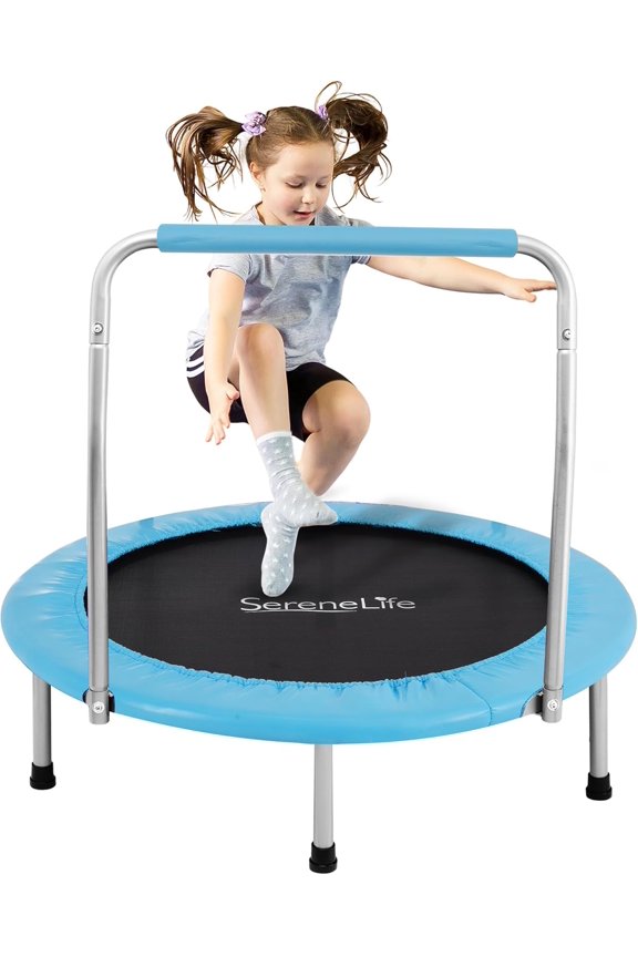 Portable Fitness Trampoline  Sports Trampoline for Indoor and Outdoor Use  Professional Round Jumping Cardio Trampoline  Safe for Kid