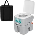 thumbnail image 1 of SereneLife 5.2 Gallon Portable Camping Toilet with Carry Bag For Adults, Leak Proof Porta Potty with Detachable Waste Tank and Level Indicator, Suitable for Camping, Hiking, and Boating, 1 of 7
