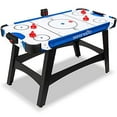thumbnail image 1 of SereneLife 54 Inch Air Hockey Game Table w/ Powerful Motor, Light-up Scoreboard, AC in Line Power Switch Includes 2 Pucks, 2 Pushers, 1 of 6